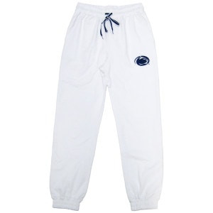 women's white elevation sweatpants with Penn State Athletic Logo